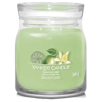 Yankee Candle Vanilla Lime типична свещ средна 368 гр