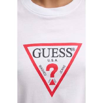 Guess Jeans Памучна тениска Guess Jeans в бяло W4YI73 K8HM0 (W4YI73.K8HM0)