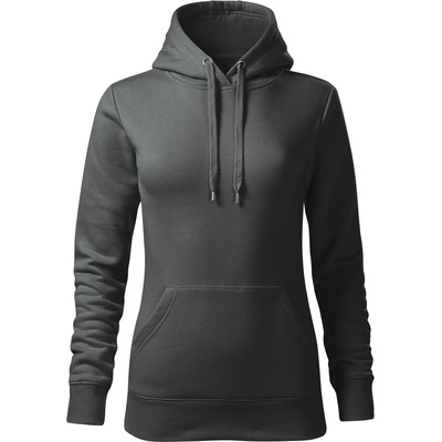 MALFINI Malfini cape free f14 / Дамски суичър с качулка тип кенгуру - тъмен шисти xxl (f146717)