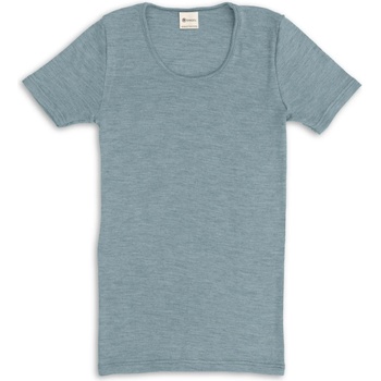 Engel Дамско копринено термобельо Engel Women's Undershirt S/S Merino base layer - Bergblau - размер 34/36 (EU) (114-0819-1111)