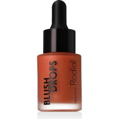 Rodial Blush Drops tekutá lícenka a lesk na pery dodávajúci hydratáciu a lesk Apricot Sorbet 15 ml