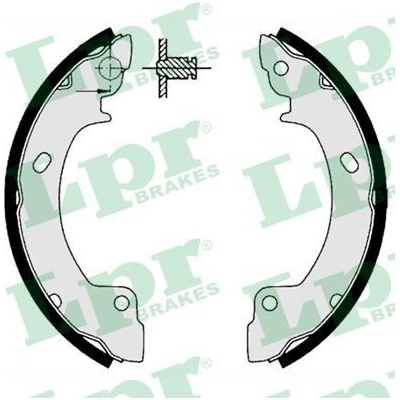 Sada brzdových čeľustí LPR 06410