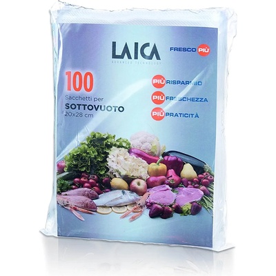 LAICA Гофрирани релефни пликове за вакуумиране Laica 20x28 см - 100 бр. VT35012 (VT35012)