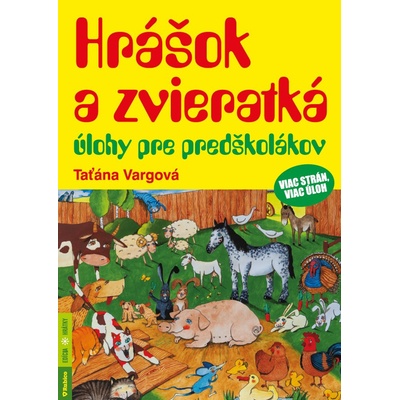 Hrášok a zvieratká – úlohy pre predškolákov