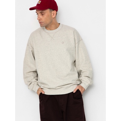 Polar Skate Frankie Crewneck ivory grey melange