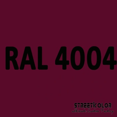 RAL 4004 akrylová auto farba lesklá alebo matná 1 liter + tužidlo + riedidlo