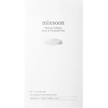 mixsoon Melting Collagen Neck & Forehead Film хидратираща платнена маска на лицето и шията 5 бр