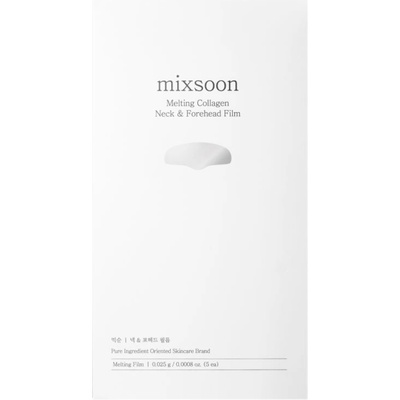mixsoon Melting Collagen Neck & Forehead Film хидратираща платнена маска на лицето и шията 5 бр