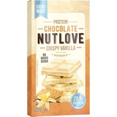 Allnutrition Protein Chocolate Nutlove Crispy Vanilla With Biscuits 100 g