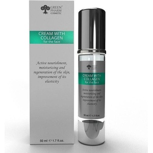 Green Pharm Cosmetic Ukraine Крем с колаген за лице, 50 ml. Green Pharm Cosmetic: Cream With Collagen For The Face