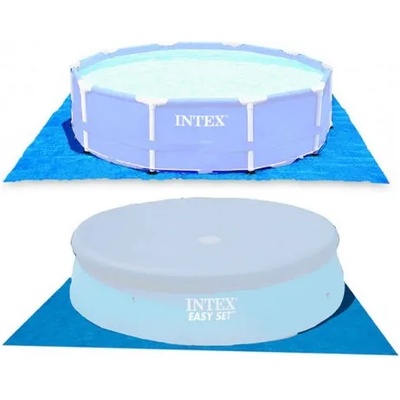 Intex Подложка за наземни басейни с размери 244, 305, 366, 457, 472 см. intex 28048 (intex 28048)