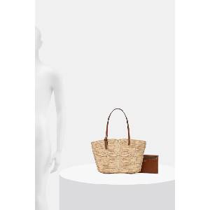 Tory Burch чанта tote дамска от сплетена материя Ella (183825)