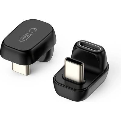 Tech-Protect Ъглов адаптер TECH-PROTECT ULTRABOOST AA04 Type-C, черен (5906302367993)