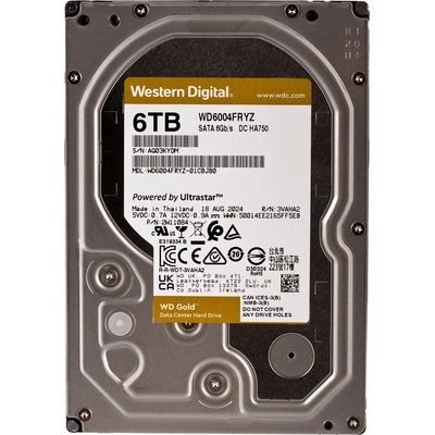 WD GOLD 6TB, WD6004FRYZ