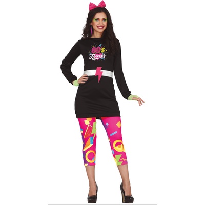 Fiestas Guirca Дамски костюм - 80-те години Размер - Възрастни: S