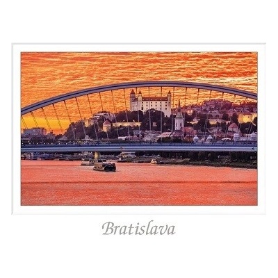 Pohľadnica A6 Bratislava XLVIII (Ohnivé nebo)
