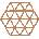Zone Denmark Подложка за горещи съдове Triangles теракота (31606)