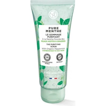Image 1 of Yves Rocher Pure Menthe Purifying Scrub - Почистващ ексфолиант 75мл