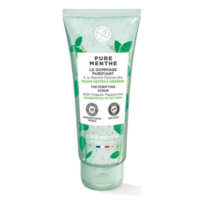 Yves Rocher Pure Menthe Purifying Scrub - Почистващ ексфолиант 75мл