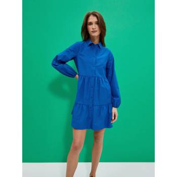 Moodo Синя дамска рокля с риза Moodo Moodo | Sin | ЖЕНИ | XS