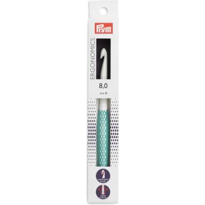 Háček Prym Ergonomics 8 mm x 17 cm tyrkysový