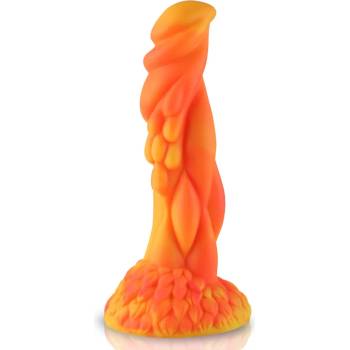 HISMITH WDD004-M Wildolo Beleala Dragon Monster Dildo Suction Cup 8.20" Orange