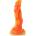 HISMITH WDD004-M Wildolo Beleala Dragon Monster Dildo Suction Cup 8.20" Orange