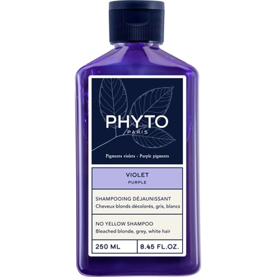 PHYTO Purple Шампоан за неутрализиране на жълти нюанси, 250 ml