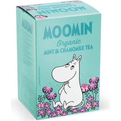 Moomin Bio bylinkový čaj Chamomile & Mint 20 sáčků