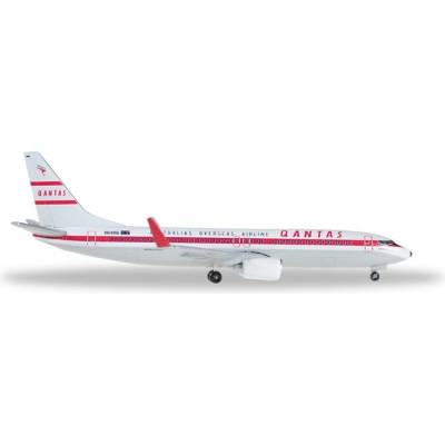 Herpa B737-838WL Qantas Airways Retro 1959 special colours Named Retro Roo II 1:500