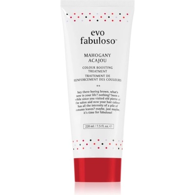 EVO Fabuloso Colour Boosting Treatment maska na vlasy pre zvýraznenie farby vlasov Mahogany 220 ml