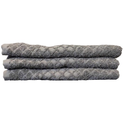 Top textil Osuška Káro 75x140 cm šedá