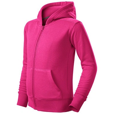 Trendy Zipper mikina dětská purpurová