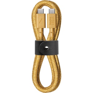 Native Union Belt Cable USB-C to USB-C 1, 2m - Kraft (BELT-C-KFT-2-NP) - istyle