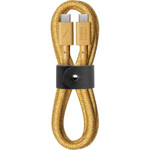 Native Union Belt Cable USB-C to USB-C 1, 2m - Kraft (BELT-C-KFT-2-NP)