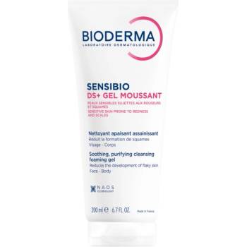 BIODERMA Sensibio DS+ Gel Moussant почистващ гел за чувствителна кожа на лицето 200ml