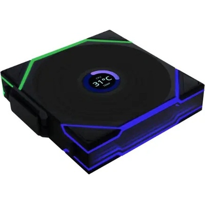 Lian Li UNI FAN TL120 LCD Wireless Black 12TLLCD1W1B