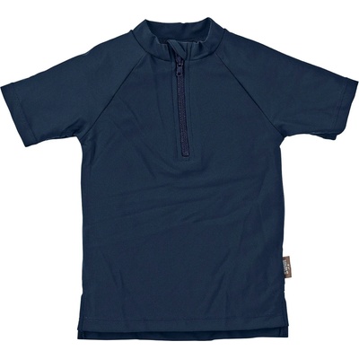 Sterntaler Детска плажна тениска от ликра Sterntaler Kid's Short-Sleeve Swim Shirt Half Zip Lycra - Navy Blue - размер 110/116 (EU) (750-1763-0314)
