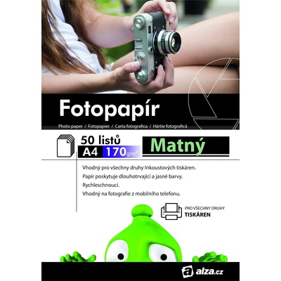 Alza Fotopapier A4 170 g matný