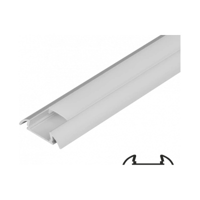ULTRALUX ПРОФИЛ ultralux ЗА led ЛЕНТА ОТКР. МОНТАЖ apn215 ТЕСЕН 2м (apn215)