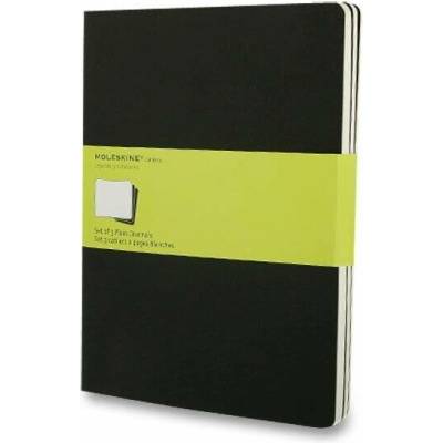 Moleskine Sešity Cahier B5 čistý 3 ks černé