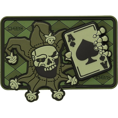Nášivka M-Tac Joker 3D PVC - Olive