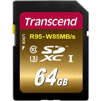 Transcend SDXC U3X 64GB C10/U3 TS64GSDU3X