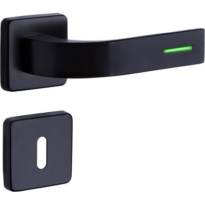 Rostex FONDI/H LUMINO, černá RAL 9005 BB - pokojový klíč