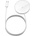Baseus Simple Mini Magnetic Wireless Charger - поставка (пад) за безжично зареждане за iPhone с Magsafe (бял)
