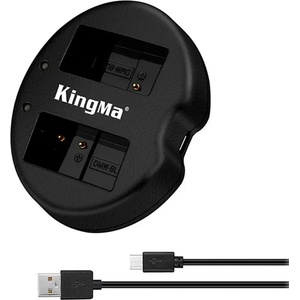 KingMa Зарядно за батерия BM015-BLC12 Panasonic Lumix DMW-BLC12, DMW-BLC12PP, DE-A79, DE-A79B & Lumix DMC-G85, DMC-G7, DMC-G6, DMC-G5, DMC-FZ300, DMC-FZ200, DMC-GH2, DMC-GX8 Зарядно за батерии