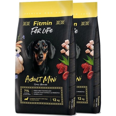 Fitmin FOR LIFE Възрастен Мини 2 x 12кг