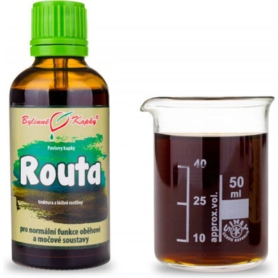 Bylinné kapky Pavlovy bylinné kapky Routa tinktura 50 ml