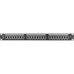 Lanberg PPS6-1024-B пач панел 1U 24 порта RJ-45 Cat6 черен (PPS6-1024-B)