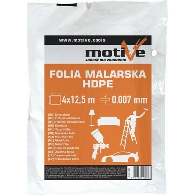 MOTIVE Maliarska fólia MOTIVE 4 × 12,5 m – 7 µm
